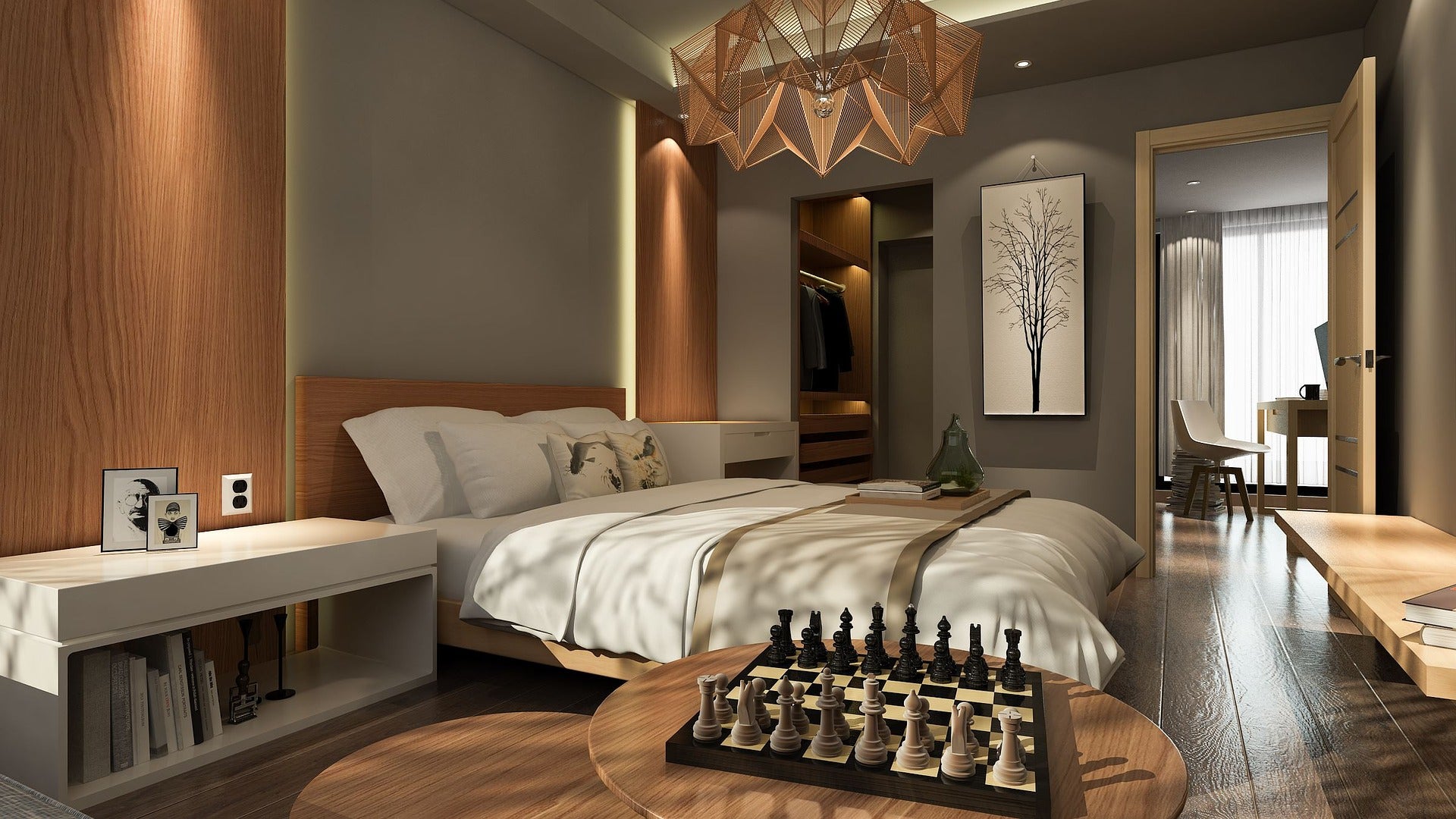 Simple additions for a calmer bedroom