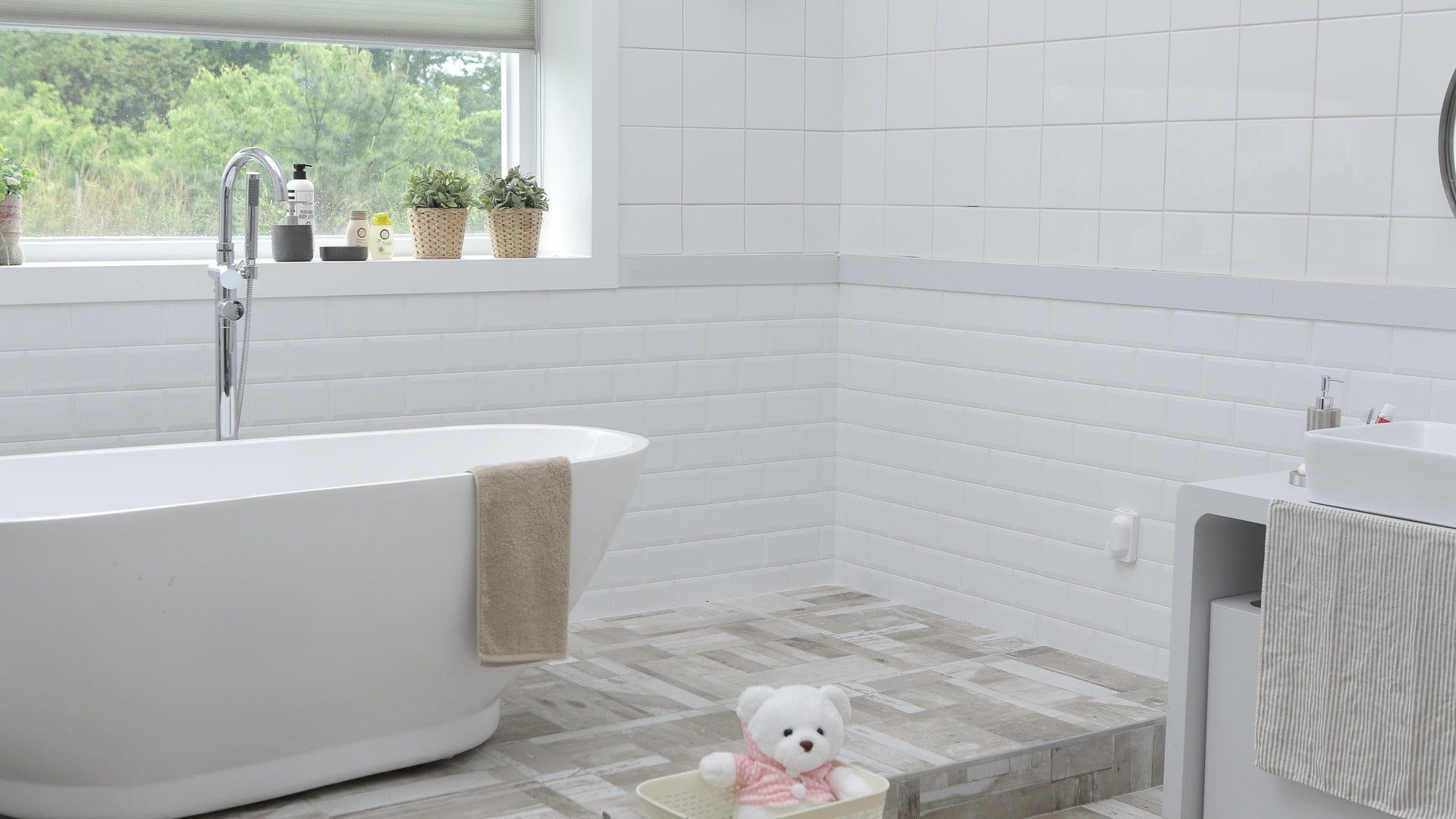 The bathroom doesn't need a renovation, just a few better decisions