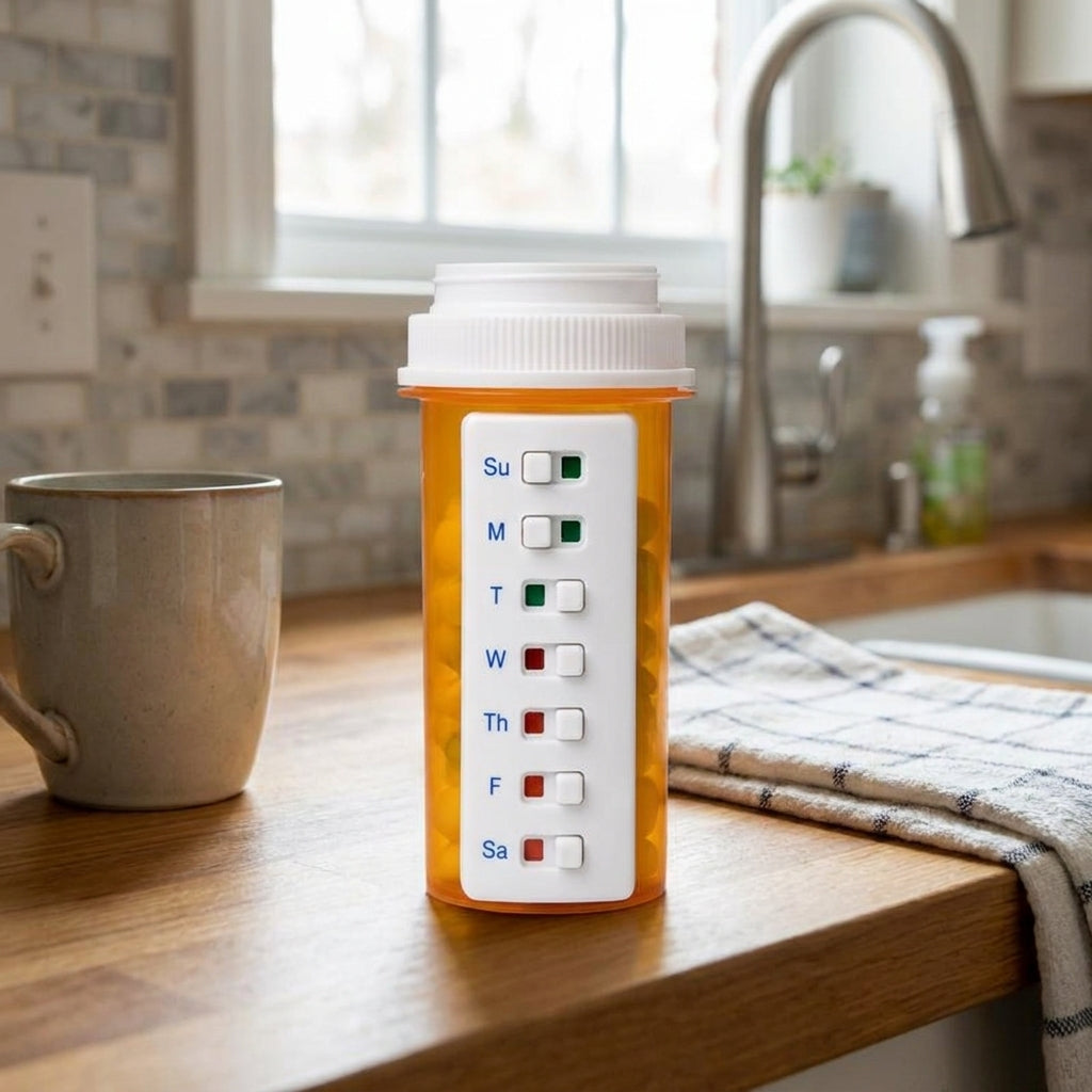 PillTracker Pro | Weekly Pill Organizer for Consistent Supplement Tracking