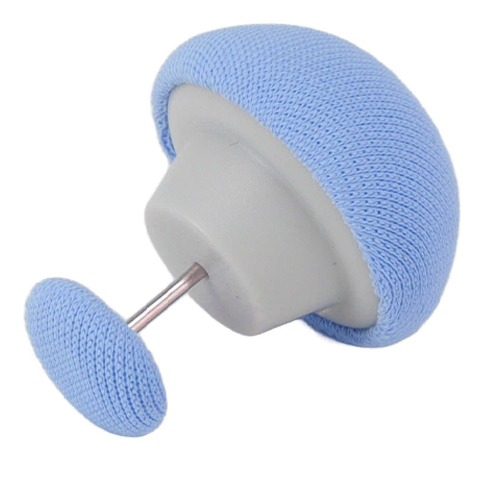 Blue Donna Cover Fixing Clips with rounded design, ideal for securing quilts and cushions.